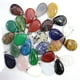 thumbnail image 1 of Colgante, collar, pendientes, accesorios de joyería con piedra preciosa de ágata de cristal natural y cristal plano, 1 of 2
