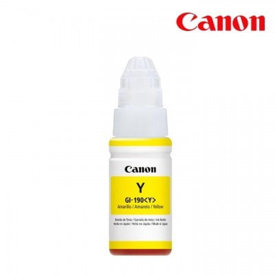 Canon GI 190 Y - 70 ml - yellow - original - ink refill - for Maxx Tinta  G3102; PIXMA G1100, G2100, - Walmart.com
