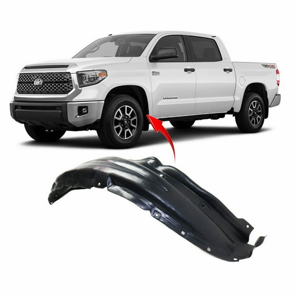 DCP Front Left Driver Side Fender Liner For 2014-2021 Toyota Tundra TO1248190