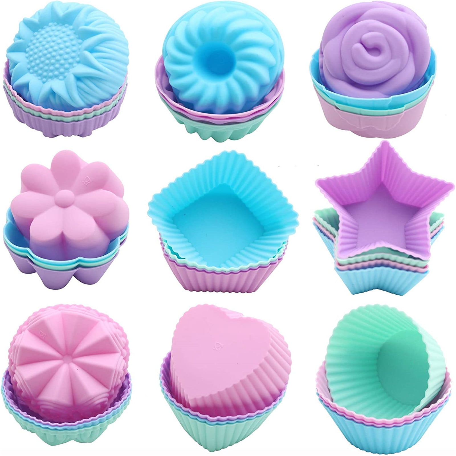 To encounter Silicone Cupcake Liners, Reusable Silicone Baking Cups