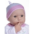 thumbnail image 2 of JC Toys La Baby Caucasian 20-inch Small Soft Body Baby Doll La Baby | Washable |Removable White and Pink Outfit w/Hat, Pacifier & Magic Bottle | for Children 12 Months +, 2 of 4