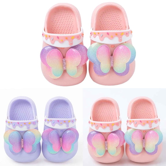 JIAHONG Toddler Little Kids Clogs Slippers Sandals, Non- Girls Boys Clogs Slide Lightweight Garden Shoes -on Beach Pool Shower Slippers