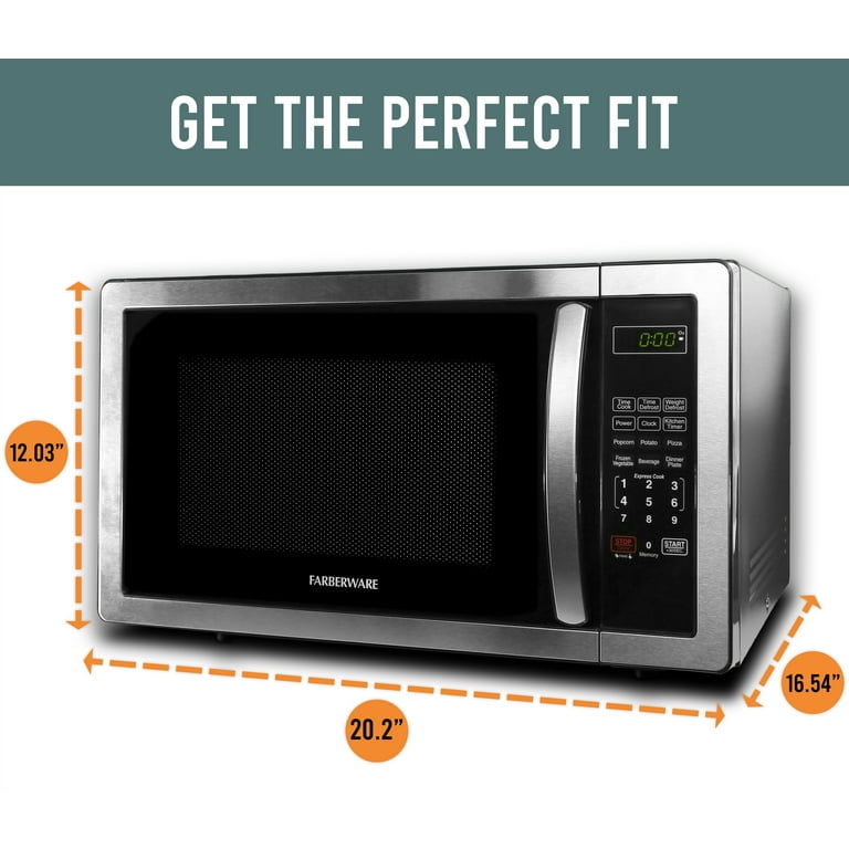  Farberware Countertop Microwave 1000 Watts, 1.1 cu ft