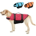 thumbnail image 1 of Dog Life Jackets, Reflective & Adjustable Preserver Vest with Enhanced Buoyancy & Rescue Handle for Swimming(Pink Bone,M), 1 of 6