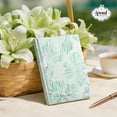 thumbnail image 2 of ipoul Flower Notebook, Hardcover, Lay Flat, A5, 6x8, Wide Ruled Pages, Writing Journal for Women, Pretty Notebook, Lily Gifts, Green, 2 of 8