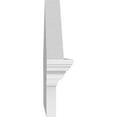 thumbnail image 4 of Ekena Millwork 24"W x 12-7/8"H x 2-3/4"P (Pitch 6/12) Peaked Cap 3 Spoke Architectural Grade PVC Combination Pediment, 4 of 8