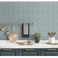thumbnail image 4 of NextWall Light Blue Geometry Peel and Stick Wallpaper - 20.9 in. W. x 18 ft. L. Roll, 4 of 8