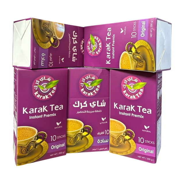 Karak Tea Instant Premix Original Chai - 5 Pack (10 Sachets Each)