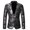 Silver, variant on Lovskoo 2024 Mens Floral Tuxedo Jackets Slim Fit Suit Blazer Jacket for Dinner Prom Wedding Blue