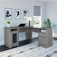 thumbnail image 2 of Scranton & Co Furniture Cabot 60W L Shaped Computer Desk in Modern Gray, 2 of 7
