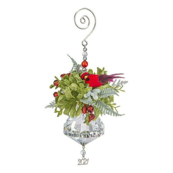 KISSING KRYSTALS 2021 Annual Limited Edition Mistletoe Christmas Ornament Ganz
