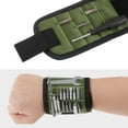 thumbnail image 6 of Magnetic WristBand, for Screws 9 Magnets Nylon Wrist Band, Dark Green, 6 of 6