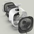 thumbnail image 4 of Aire acondicionado portátil, mini ventilador USB, ventilador de escritorio USB 3 en 1, enfriador evaporativo, humidificador atomizador para cocina casera, mesita de noche, oficina, 4 of 5