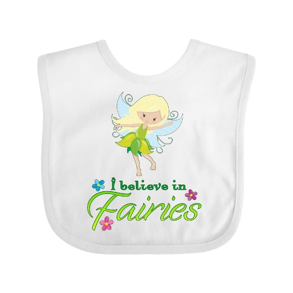 Inktastic I Believe in Fairies Boys or Girls Baby Bib