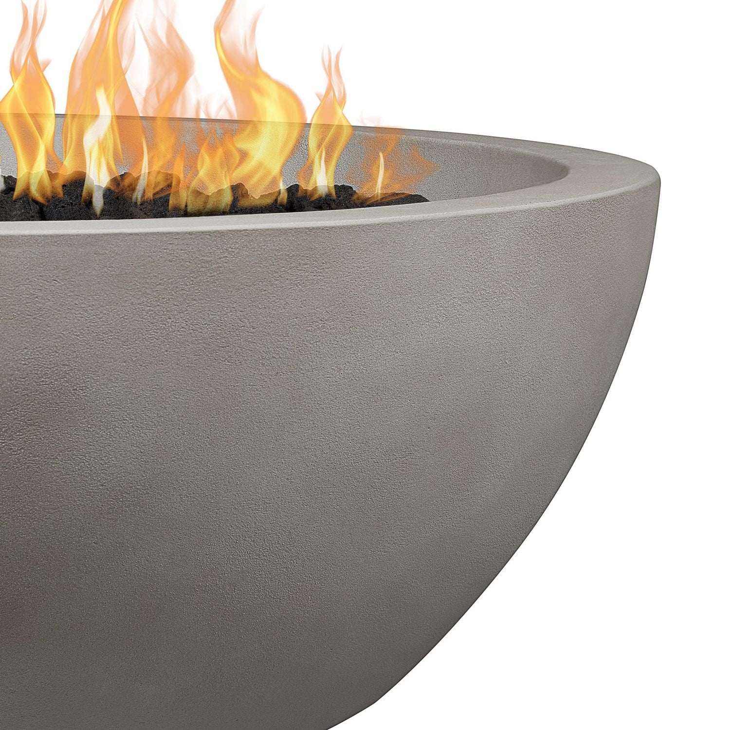Real Flame Eldora 38" Round Natural Gas Fire Pit in Shade