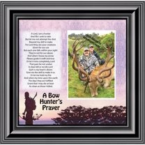 Bow Hunters Prayer, Hunting, Gaming with Crossbow Personalized Picture Frame, 10 X10 9704