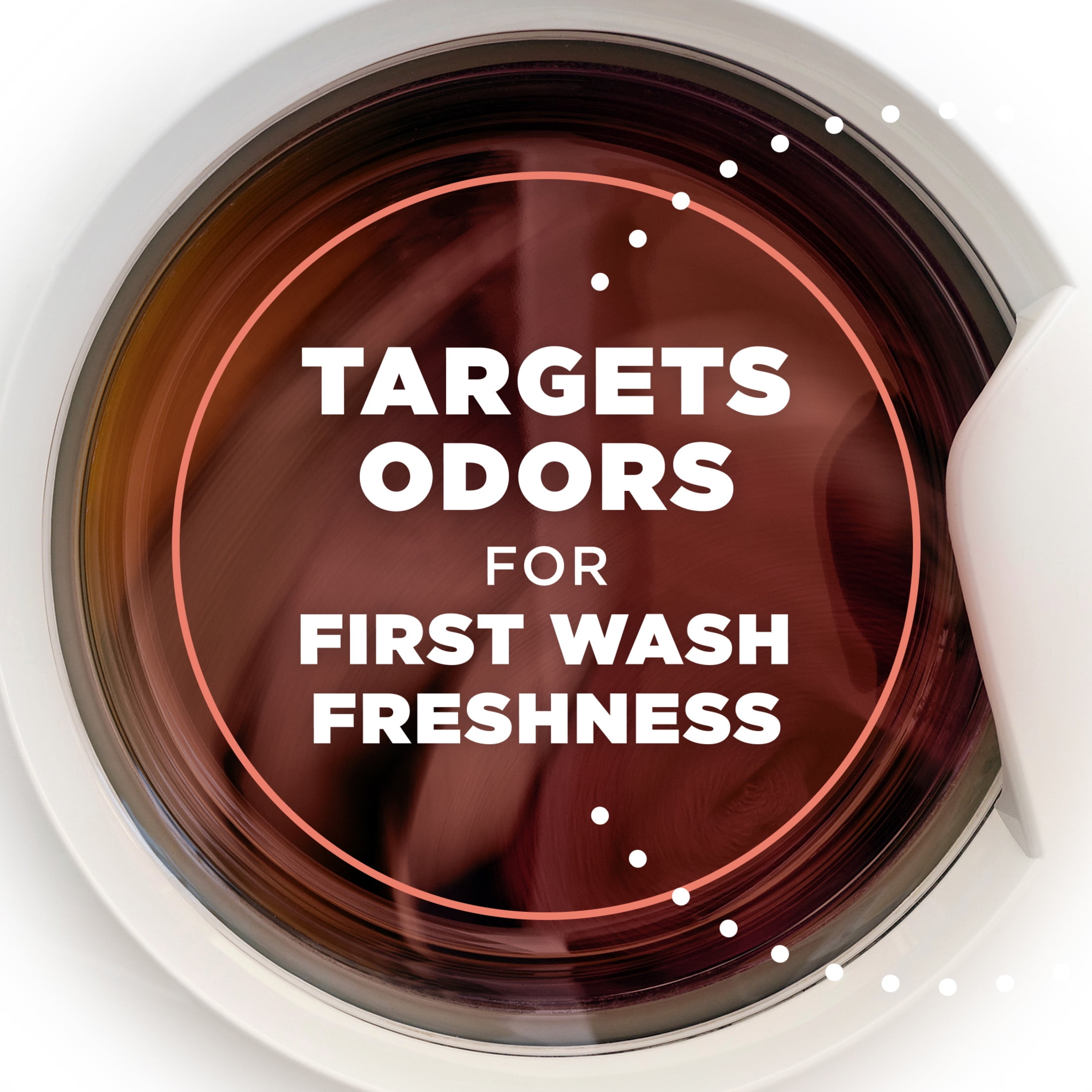 (4 pack) ARM & HAMMER Light In-Wash Scent Booster, No Heavy Perfumes, No Dyes, No Parabens, Peony Blossom Scent, 24 Oz