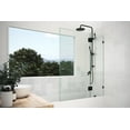 thumbnail image 2 of Halo 51 in x 58 in Glass Bathtub Shower Door - Glass Hinge, 2 of 7
