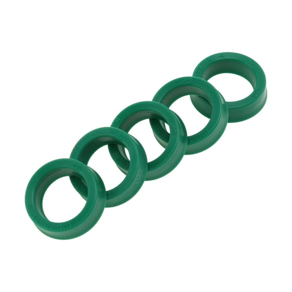 Anillo de sello de aceite universal Unique Bargains Sello de labio UN 10x14x4mm Alta presión TPU Verde 5 Pcs