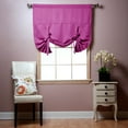 thumbnail image 1 of Quality Home Basic Blackout Tie Up Shade - Violet (1 Panel), 1 of 3
