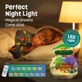 thumbnail image 2 of Kit de terrario de dinosaurios LAOESE con luz nocturna LED para niños, 2 of 6