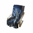 thumbnail image 4 of Travel Soft Flannel Fleece Blanket, Aerial View Tel Aviv Night Ayalon Highway City Life Modern Panorama Photo, Cozy Plush for Indoor and Outdoor Use, 50" x 70", Dark Blue Pale Blue, by Ambesonne, 4 of 6