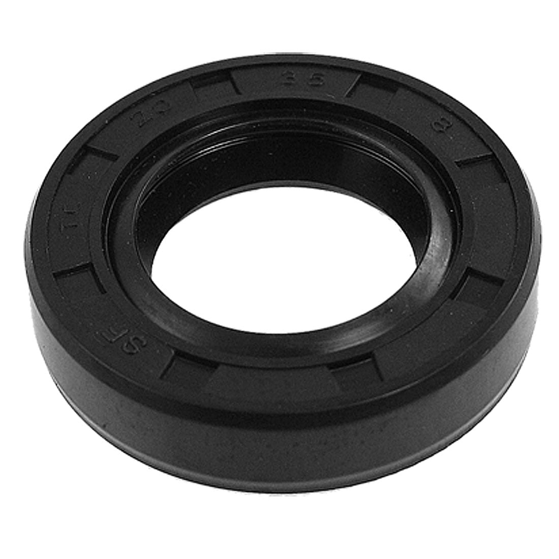 Spring Loaded Metric Rotary Shaft TC Oil Seal Double Lip 20x35x8mm .
