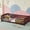 black, variant on PureDashion Twin Size Floor Bed,Montessori Pine Wood Floor bed with Full Guardrails,No Box Spring Required,Pink