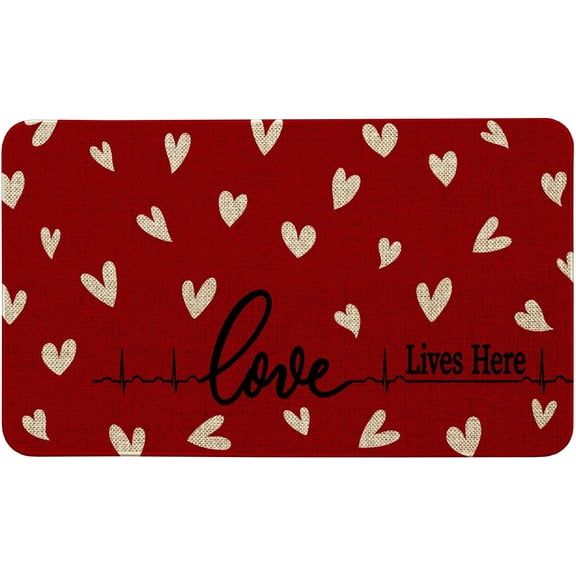 Valentines Day Door Mat
