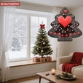 thumbnail image 4 of Metal Hanging Christmas Tree Wind Spinner - Festive Heart - Shaped Design with Colorful Candy Accents for Garden and Yard Decor, 4 of 7