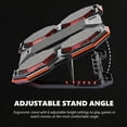 thumbnail image 2 of Marvo 6-Fan Laptop Cooling Pad, 6-Speed Fan Settings, 6-Level RGB Lighting, Dual USB Hub, Phone Stand for 9-17.3 Inch Laptops, 2 of 7