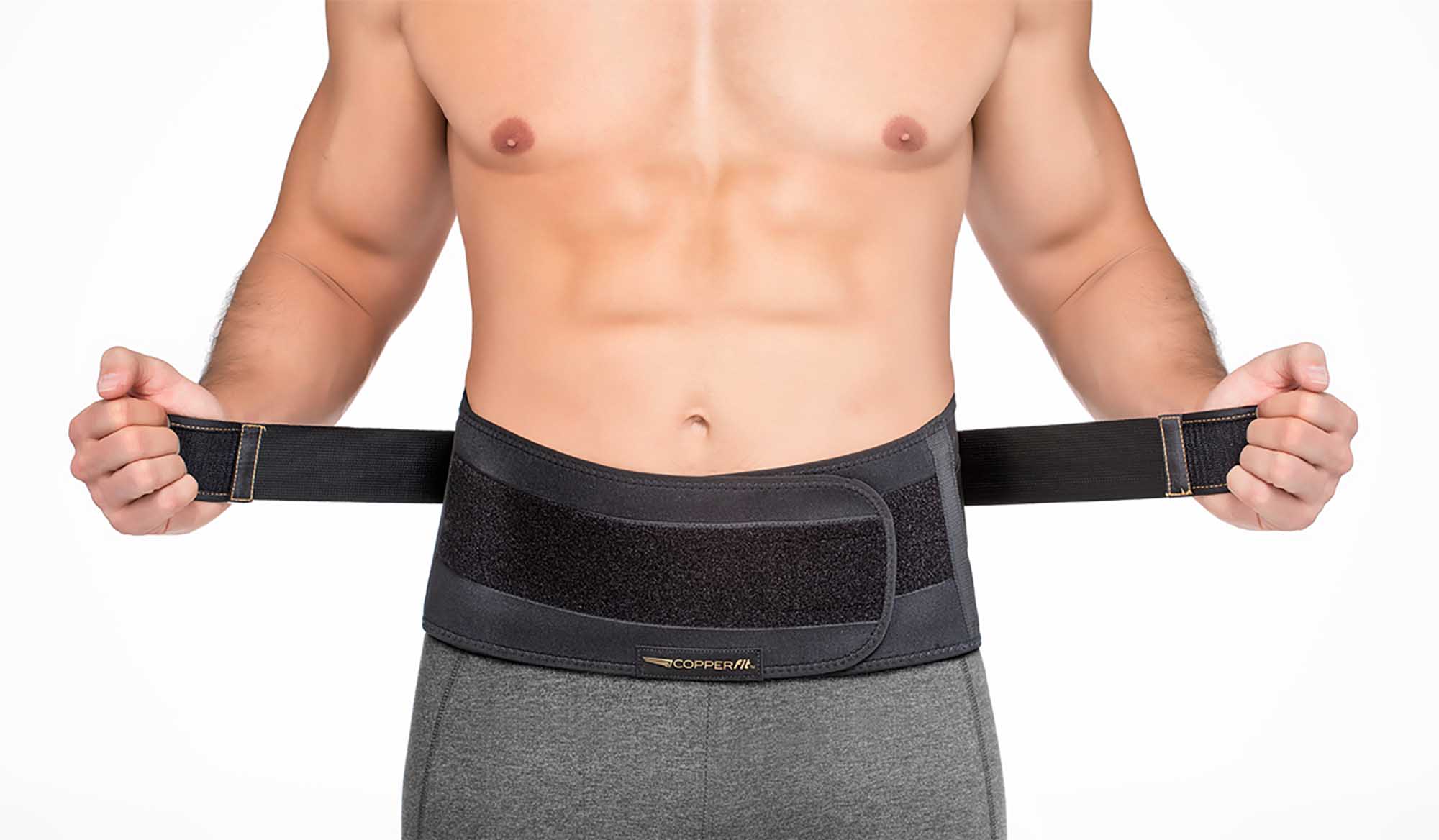 Copper Fit Adjustable Back Support Brace with Gel Pack photo 8
