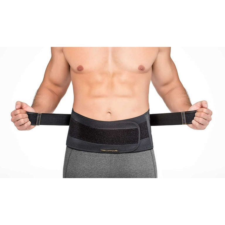 Copper Fit Unisex Rapid Relief Back Support Brace with Hot And