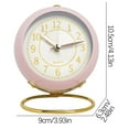 thumbnail image 2 of Kugisaki Analog Alarm Clocks Retro Backlight Cute Simple Design Small Desk Clock with Night Light Silent Non-Ticking for Kids,Bedroom,Bedside Desktop Decor, 2 of 8