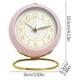 thumbnail image 2 of Metal Alarm Clock Decoration Ornaments Alarm Clock Living Room Bedroom Quartz Luminous Clock, Alarm Clock, Metal Frame, Elegant Design, Night Light, Timekeeping, Modern Style, Foldable,, 2 of 8