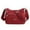 Red, variant on Xfvqtps Mens and Womens Shoulder Bag Large Capacity Multi Compartment Multipurpose Adjustable Shoulder Strap Fashion Lightweight Nylon Crossbody Bag Pink