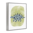 thumbnail image 4 of Stupell Industries Stegosaurus with Leaves Animals & Insects Painting Gray Framed Art Print Wall Art, 16 x 20, 4 of 10