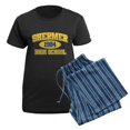 thumbnail image 5 of CafePress - Shermer High School Women's Dark Pajamas - Women's Short Sleeve Print T-Shirt and Pants Dark Cotton Pajama Set, 5 of 7