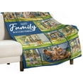 thumbnail image 3 of Custom Blankets Customized Use Your Child, Sister, Family Photo Text Collage Throws Blanket Personalized Bedding Blanket Home Decor, A Great Gift for Your Family, 40" x 60" Blankets, 3 of 5