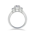 thumbnail image 2 of Princess Cut Diamond Engagement Ring 3-Stone 1 1/2ct 14k White Gold, 2 of 3