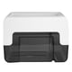 thumbnail image 5 of Caja de papel higiénico montada en la pared, estante para pañuelos impermeable para baño (negro transparente), 5 of 8