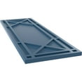 thumbnail image 6 of Ekena Millwork 15"W x 39"H True Fit PVC Bungalow Fixed Mount Shutters, Sojourn Blue (Per Pair - Hardware Not Included), 6 of 7