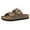 Light Brown, variant on Pennysue Women's Cork Footbed Slide Sandals Light Brown Adjustable Buckle Slipper Shoes with Arch Support 8M