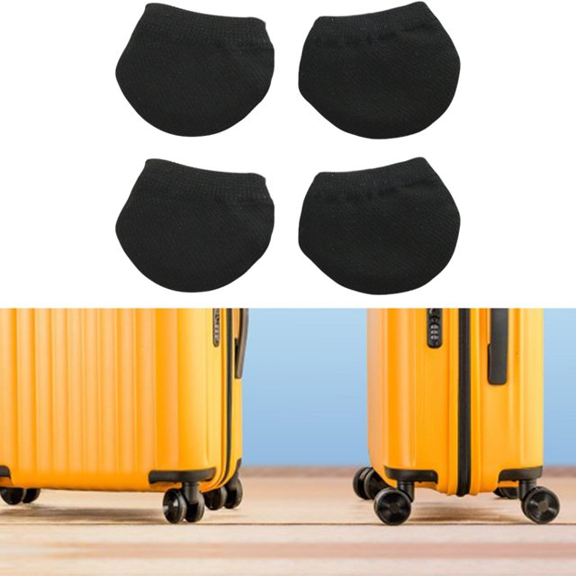 Maletas perfke Calcetines para ruedas de maletas y protectores de patas de silla Negro