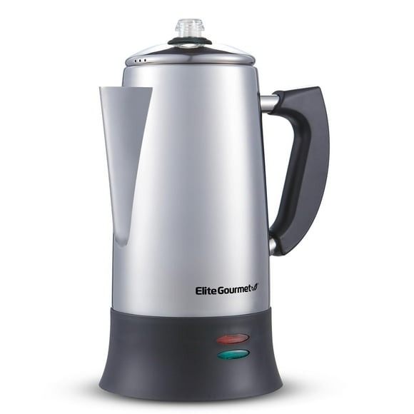 Cafetera Elite Gourmet EC924 de acero inoxidable para 12 tazas