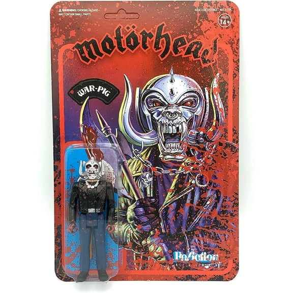 Motorhead War-Pig in Pig Blood Heavy Metal Band ReAction Figure Super7