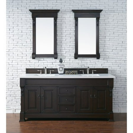 Darby Home Co Bedrock 72'' Double Antique Black Bathroom Vanity Set Darby Home Co Bedrock 72'' Double Antique Black Bathroom Vanity Set - Darby Home Co Bedrock 72'' Double Antique Black Bathroom Vanity Set
