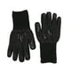 thumbnail image 5 of 2 guantes resistentes al calor, aislantes térmicos, resistentes a altas temperaturas, antideslizantes, lavables, de silicona, para horno, talla única, color negro., 5 of 14