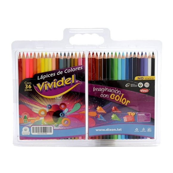 Lápices de colores Vinci Vividel 36 piezas