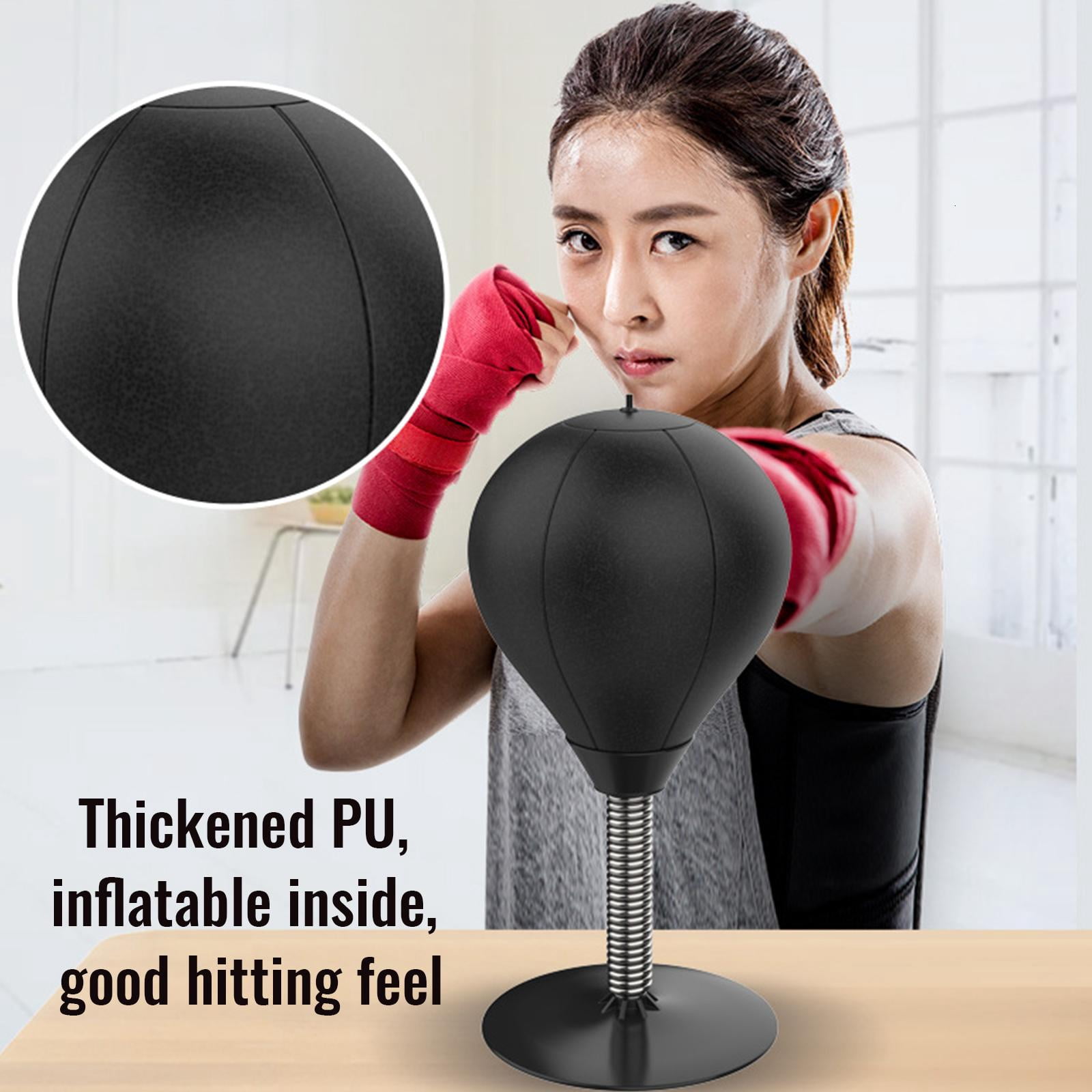 Yihuala Desktop PU Boxing Ball Stress Relief Stress Relief Boxing Speed ​​Ball Fit for Training and Speed Combat